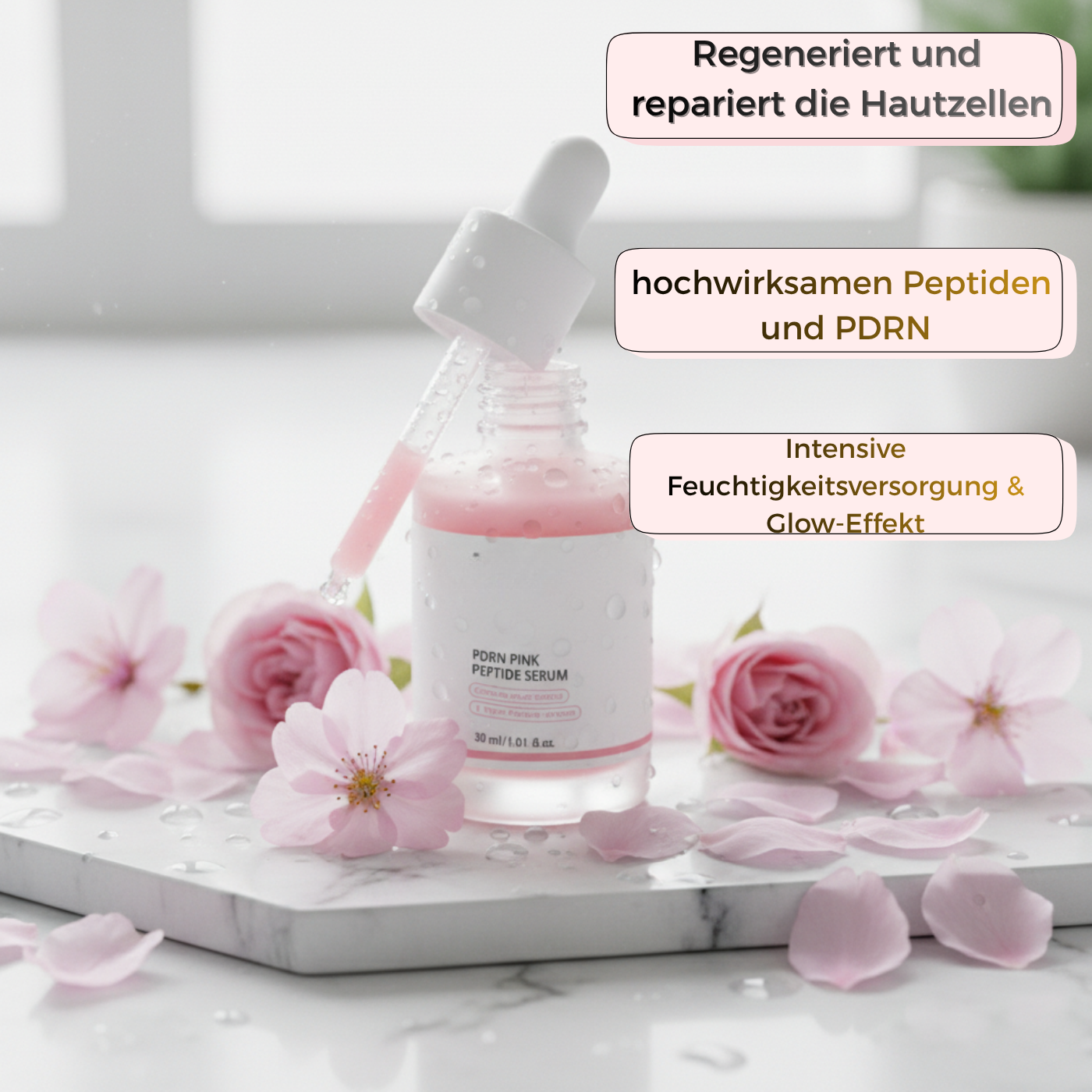 PDRN Peptide Pink Serum