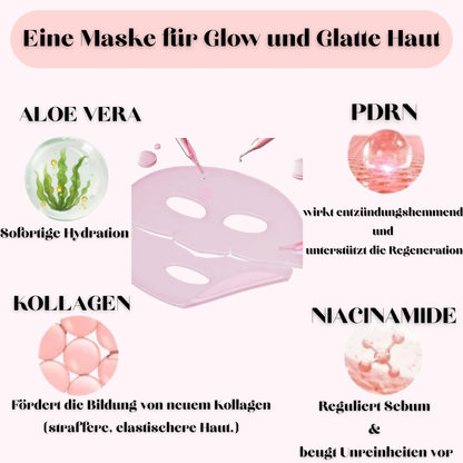 GlassSkin-PDRN Kollagen Maske
